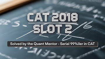 CAT 2018 Slot 2 Question & Answer Q32 Set Theory 02 #catpyqs #catpyqdaily #catexam #catprep
