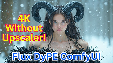 ComfyUI DyPE for Flux Image Generation - 4K Image Without Upscaler Need!
