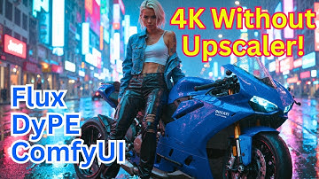 ComfyUI DyPE for Flux Image Generation - 4K Image Without Upscaler Need!
