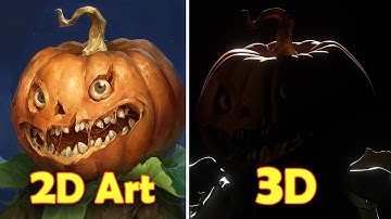 How I Used Blender to Turn 2D Art into 3D