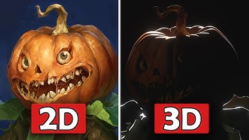 How I Used Blender to Turn 2D Art into 3D