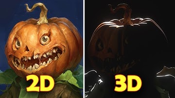 How I Used Blender to Turn 2D Art into 3D