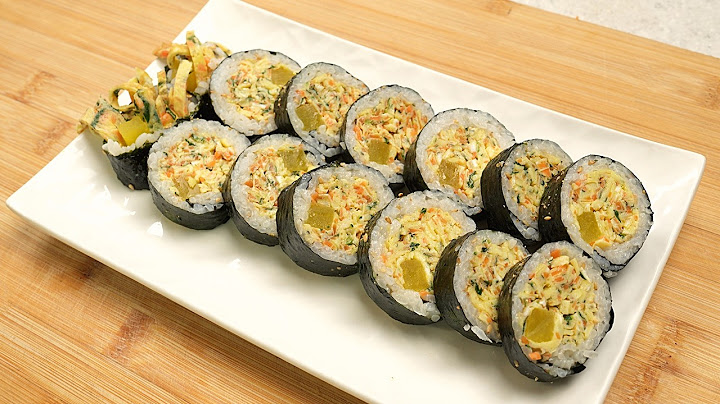 Wow~ It was so delicious that I ate it 3 times in a row. Simple and delicious kimbap 💢