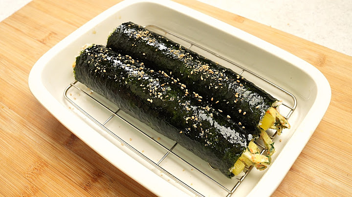 Wow~ It was so delicious that I ate it 3 times in a row. Simple and delicious kimbap 💢
