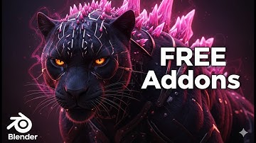 Top 10 FREE Blender addons for 2026🔥