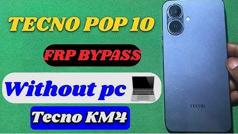 Tecno Pop 10 KM4 FRP Bypass Without PC 2025 | Google Account Unlock Android 15 New Method 🔥 100% Wor
