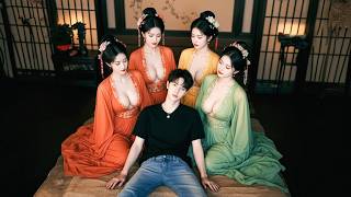 26 years single guy cross into ancient, surrounded by 5 beauties,became a real man！