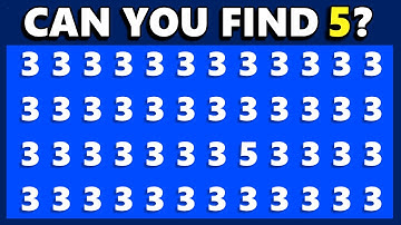Find The Odd One Out | Test Your Eyesight 👀 | Number and Letter Edition