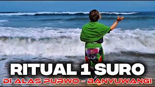 Ritual 1 Suro and the condition of Alas Purwo Full of Offerings & Floating on Triangulation Beach