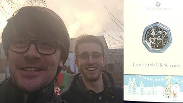 2025 Snowman 50p Strike Your Own Coin - November 2025 Royal Mint Trip!!!