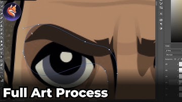 Redrawing a Game Character | Ministry of Order - Full Art Process