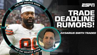 Adam Schefter on Za'Darius Smith's trade to the Lions   Trade deadline rumors! | The Pat McAfee Show