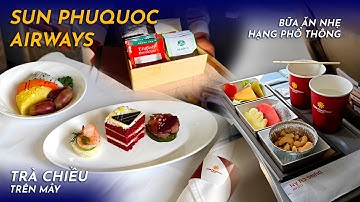 [M9] #463: Lần đầu thưởng thức trà chiều trên máy bay với Sun PhuQuoc Airways | Yêu Máy Bay