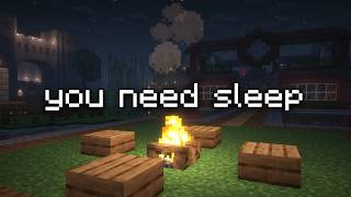 just like it used to be... (minecraft music & rain, fire)