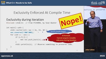 What C++ Needs to be Safe - John Lakos - C++ on Sea 2025