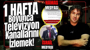 ATEŞKES SONRASI 1 HAFTA BOYUNCA TELEVİZYON KANALLARINI İZLEDİM! Hamas ve İsrail Medyası