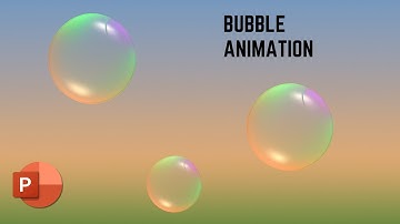Bubble Animation in PowerPoint | Power Point Presentation Topic Animation Tutorial