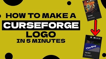 How to Make a CurseForge Logo for your Minecraft Modpack! [Under 5 Minutes]