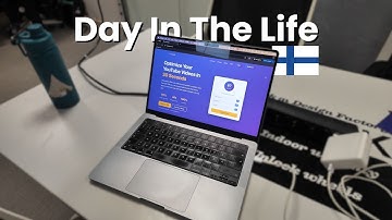 Day In The Life as 24-year-old Web Developer from Finland | New Startup? | Career Fair