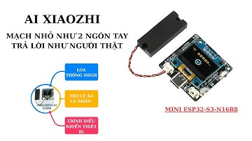 Mạch Xiaozhi nhỏ nhưng có võ. Trợ lý ảo AI 100% Tiếng Việt. #trợlýảo #XIaozhi #esp32 #loathôngminh