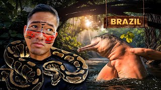 'Hunting' Pink Dolphins, Giant Pythons of an Amazon Tribe