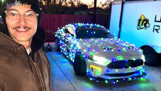 Installing Christmas Lights on my Drift Car!