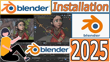 How to Install Blender on Windows 10/11 [ 2025 Update ] 3D computer graphics software tool - Blender