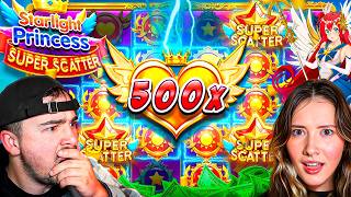 We Hit a 500x on Starlight Princess SUPER SCATTER...