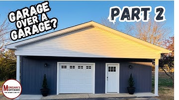 DEEL 2 Een garage bouwen OVER mijn bestaande garage | Afgewerkte buitenkant