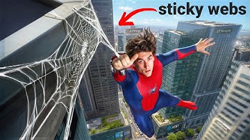 Real Sticky Web Shooters You Can Swing From! - Spider-Man IRL