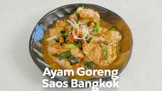 RESEP AYAM GORENG DAUN JERUK SAOS ASAM MANIS ALA SAMBEL BANGKOK !