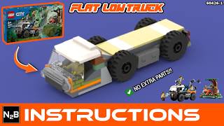 🚛 ONE SET → FLAT LOW TRUCK?! 🤯 FREE Instructions | LEGO 60426 Alt Build #1
