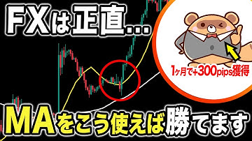 【保存版】9割が誤解する移動平均線の真実｜FX初心者でも勝率が上がる最強MAの使い方