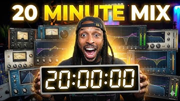 Can I Mix a Song in 20 Minutes? (Waves Plugins Only)