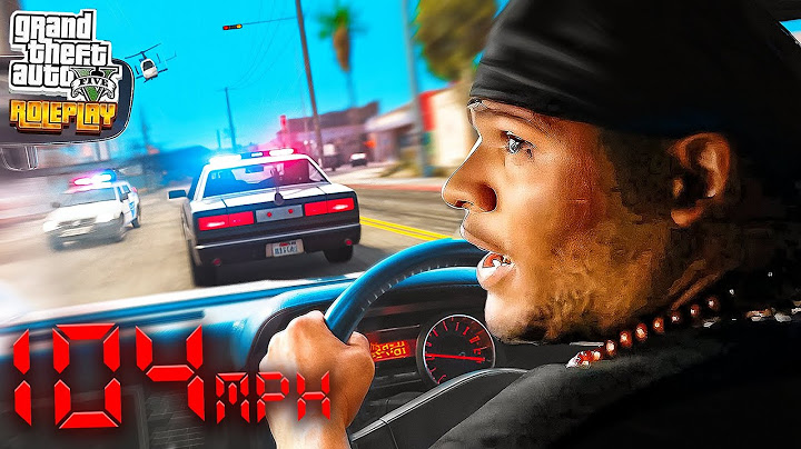 104 MPH POLICE CHASE 🚔D10 GTA RP