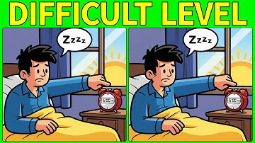 【Spot the Difference】🌈 Enhance Concentration in a 10-Minute Brain Workout!【Find the Difference】