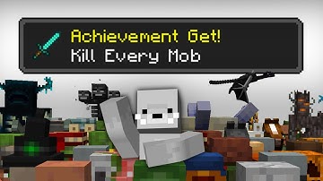 I Spent a Year ACTUALLY Killing All 4976 Mobs in Minecraft