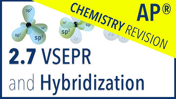 AP Chemie 2.7 – VSEPR & Hybridisatie | Revisievideo #apchemistry