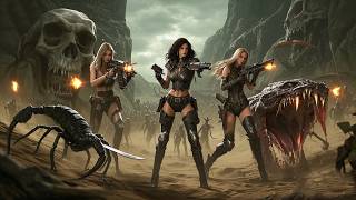 【FULL MOVIE】兽潮来袭！美女特工血战地宫异兽，斩尽骷髅大军，只为解开神宫之谜