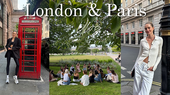 London & Paris Travel Vlog | Soul Sync Body Tour, Skincare Favorites & Eats