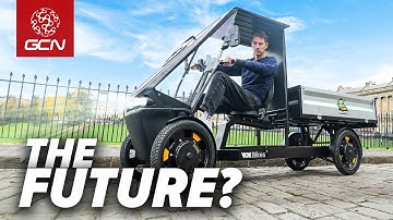 Ik reed op de elektrische vrachtwagen van $ 15.000... die eigenlijk een fiets is
