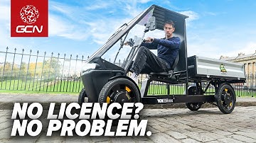 Ik reed op de elektrische vrachtwagen van $ 15.000... die eigenlijk een fiets is