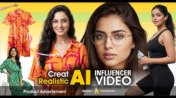Create Realistic AI Influencer Video for Free | AI Model for Clothing Brand 2025 I Nano Banana Ai