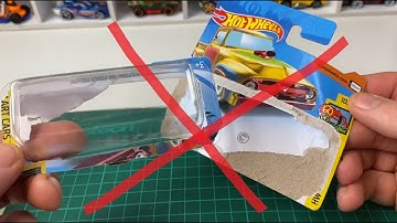 How to safely remove car from blister without damage art card easy trick Diecast World 2025