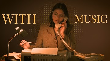 ASMR -  Sweet Receptionist Roleplay ₊˚⊹ ᰔ (humming, soft spoken, typing, writing)