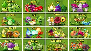 Random 16 Best Team Plants Vs All Zombies - Who Will Win? - PVz 2 Team Plant Battlez