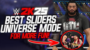 WWE 2K25 is Actually Fun with these Sliders for Gameplay and Universe Mode