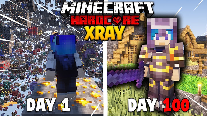 100 Hari Minecraft Hardcore XRAY WORLD