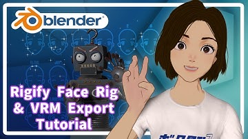 Blender VTuber Masterclass: Create Characters, Rig Facial Expressions with Rigify, ＆Export to VRM!