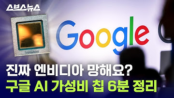 엔비디아 독점 시장에 구글이 작정하고 참전하면 벌어지는 일 / 스브스뉴스
